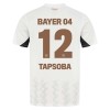 Maglia ufficiale Bayer 04 Leverkusen Edmond Tapsoba 12 Trasferta 2024-25 per Uomo